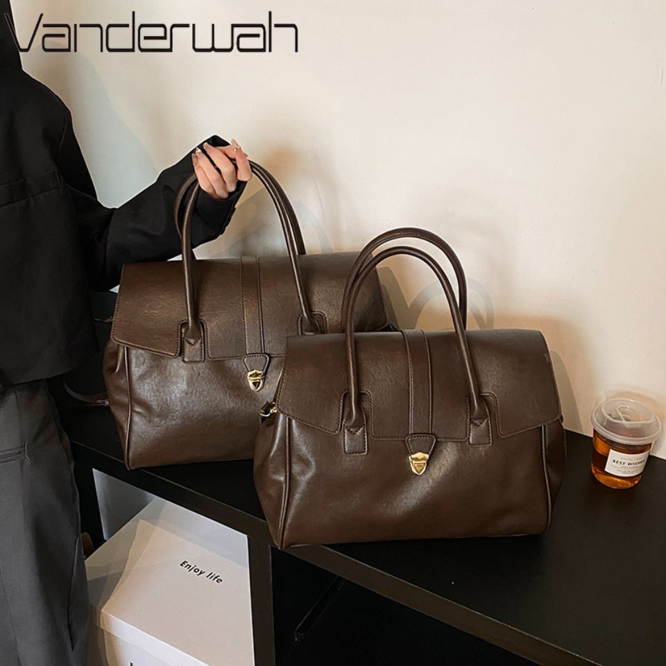 Xl Luxury Bags - 高級大容量ボストンバッグ レディース ショルダーバッグ クロスボディバッグ PUレザー トップハンドルバッグ