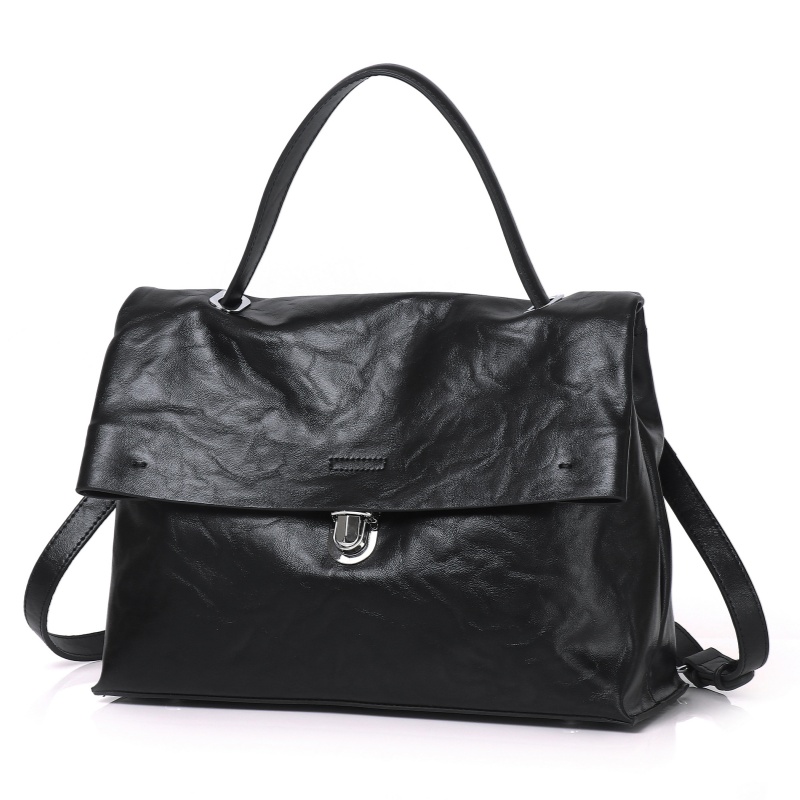 Luxury Bags Gr - レディース トップグレインレザー クロスボディバッグ、通勤用ライトラグジュアリーメッセンジャーバッグ