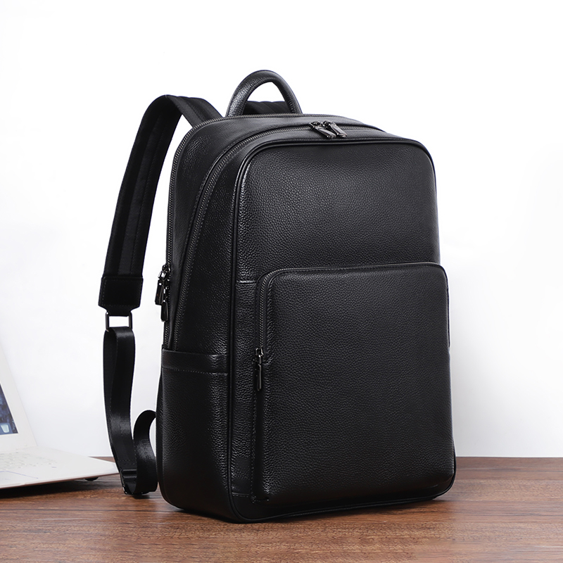 100% 牛本革メンズバックパックファッション本物の天然皮革 - Xl Luxury Bags のレビューと価格