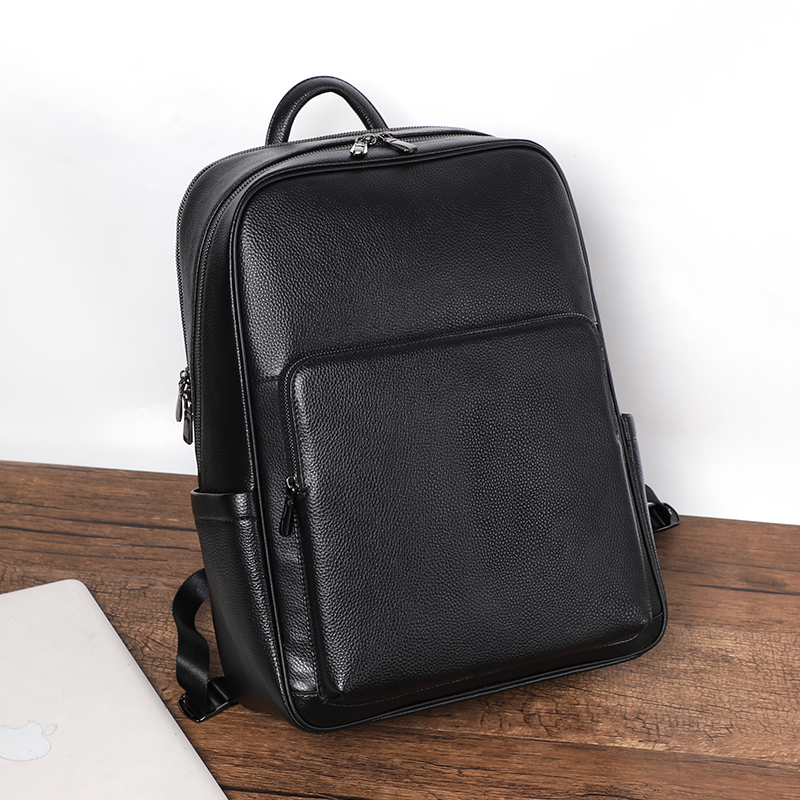 100% 牛本革メンズバックパックファッション本物の天然皮革 - Xl Luxury Bags のレビューと価格