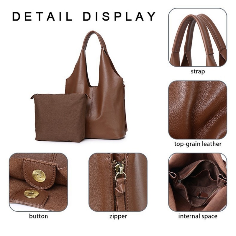 高級牛革製レディース トートバッグ、柔らかく大容量のハンドバ - Luxury Bags Gr のレビューと価格