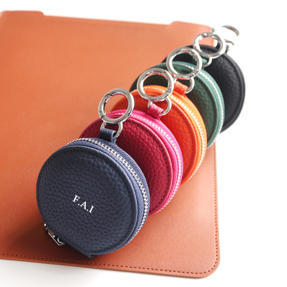 高級カスタムレターイヤホンケースミニ本革ラウンド小銭入れワイ - Luxury Bags Names のレビューと価格