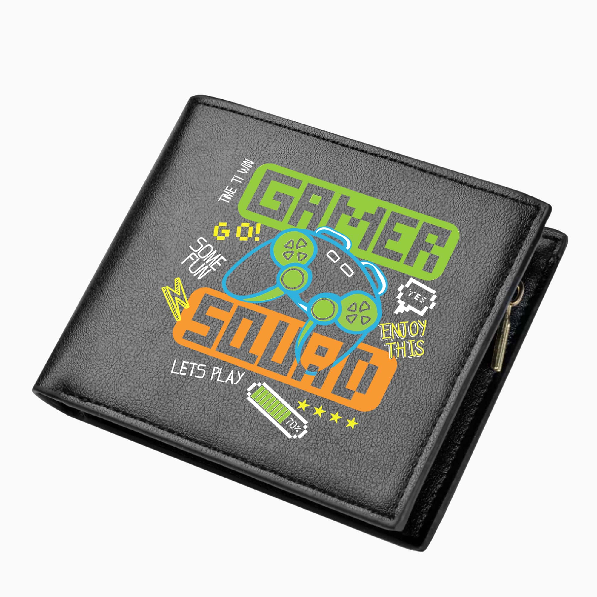 「ゲーマー」漫画デザイン印刷メンズブラック PU レザーショ - Luxury Bags Gr のレビューと価格