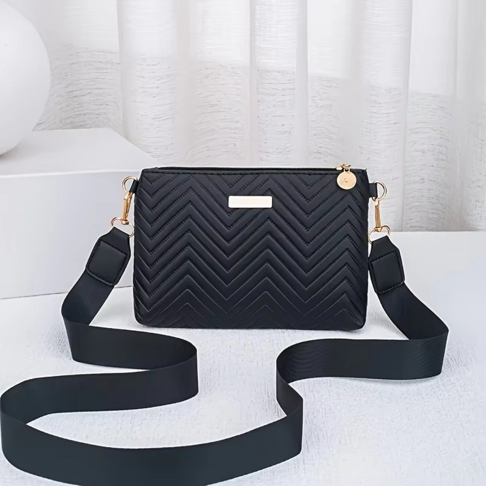 ミニマリストキルティングチェーンクロスボディバッグ PU ウ - Chain Crossbody Quilted のレビューと価格