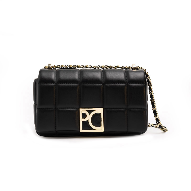 PG クロスボディバッグ女性用高級キルティングレザーハンドバ - Chain Crossbody Quilted のレビューと価格
