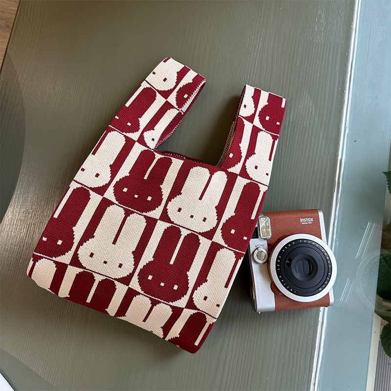 ミッフィーレッドニット高級トートバッグ - 誕生日/プレゼン - Luxury Bags Luggage のレビューと価格