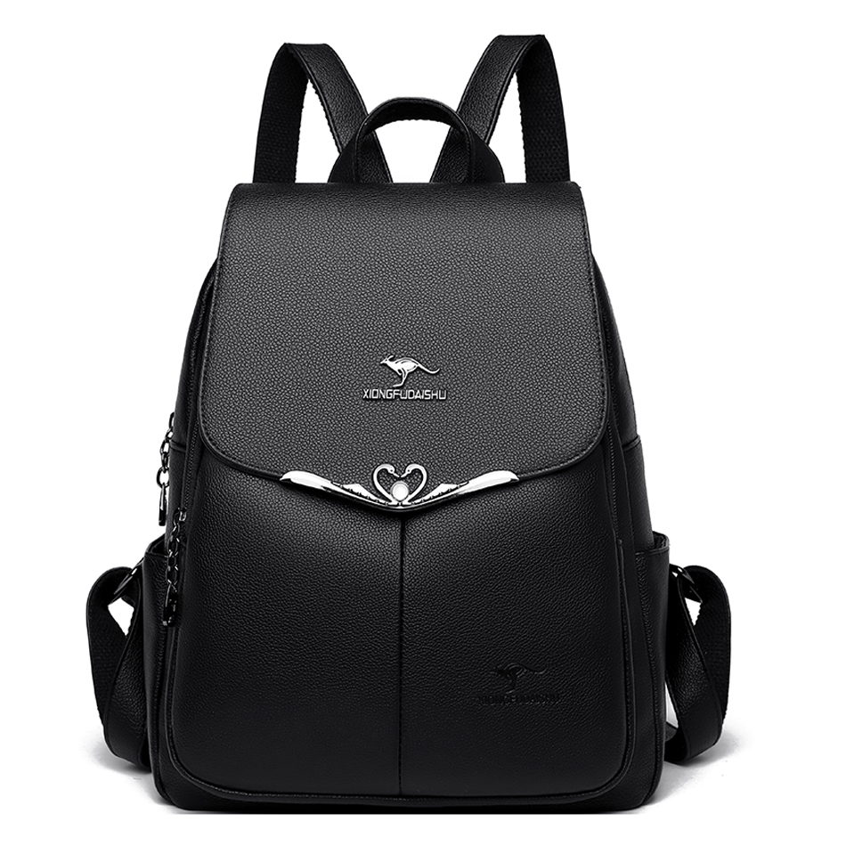 女性用PUレザーバックパック,高級デザイナーバッグ,大容量ト - Xl Luxury Bags のレビューと価格