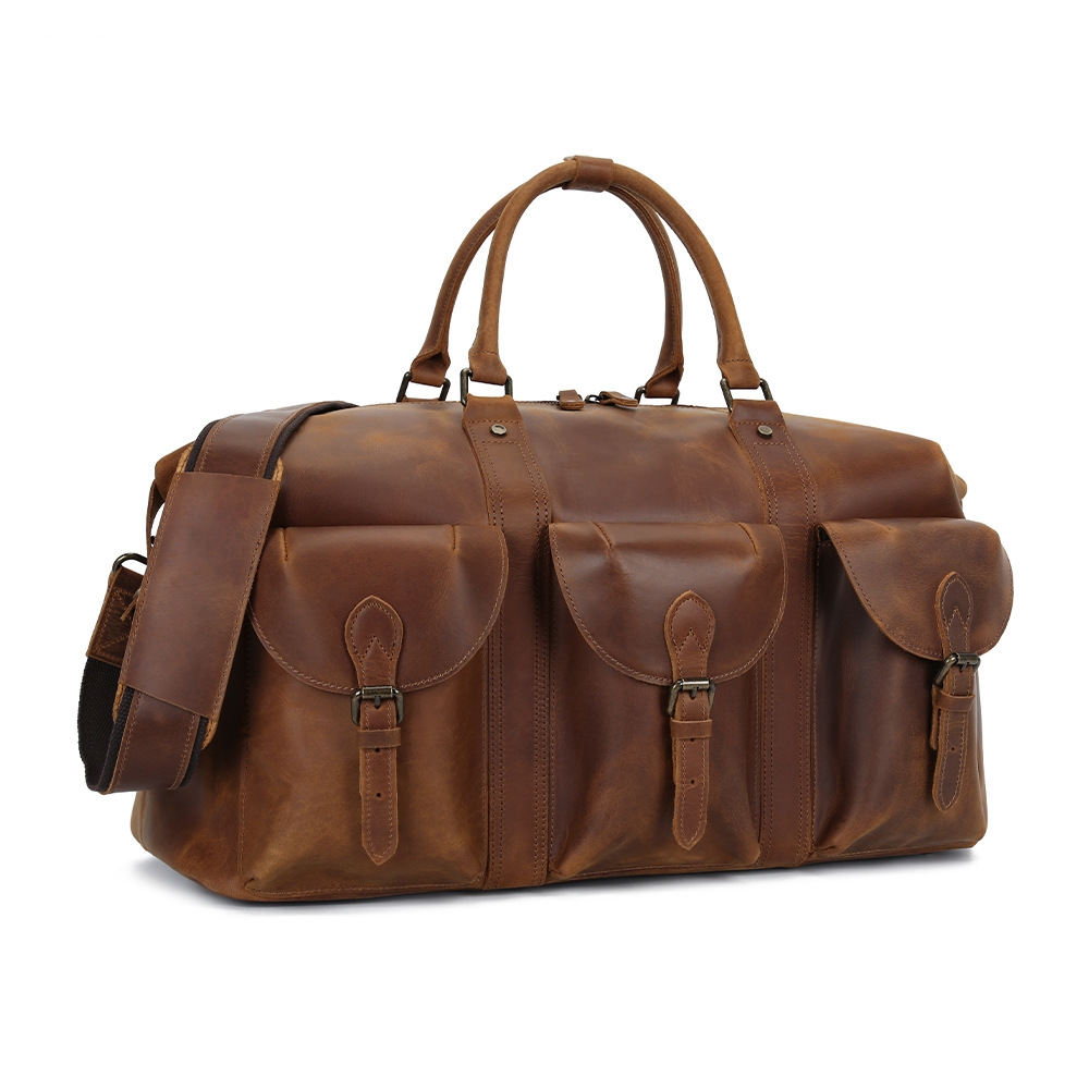男性と女性のためのクレイジーホースレザーラップトップハンドバ - Luxury Bags Luggage のレビューと価格