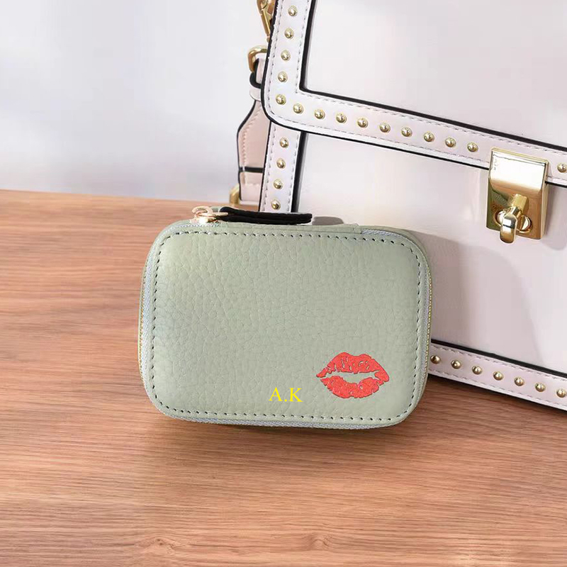 高級牛革女性口紅ボックスカスタム名本革化粧品ケースミラー旅行 - Luxury Bags Names のレビューと価格