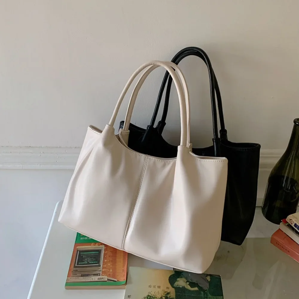 ビーガン Pu レザートートバッグ女性のファッションシンプル - Luxury Bags Vegan Leather のレビューと価格