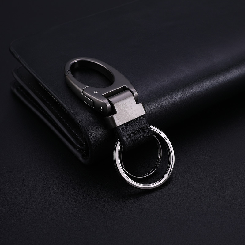 Jobon-男性と女性のためのクラシックな革のキーホルダー, - Luxury Bags Best のレビューと価格