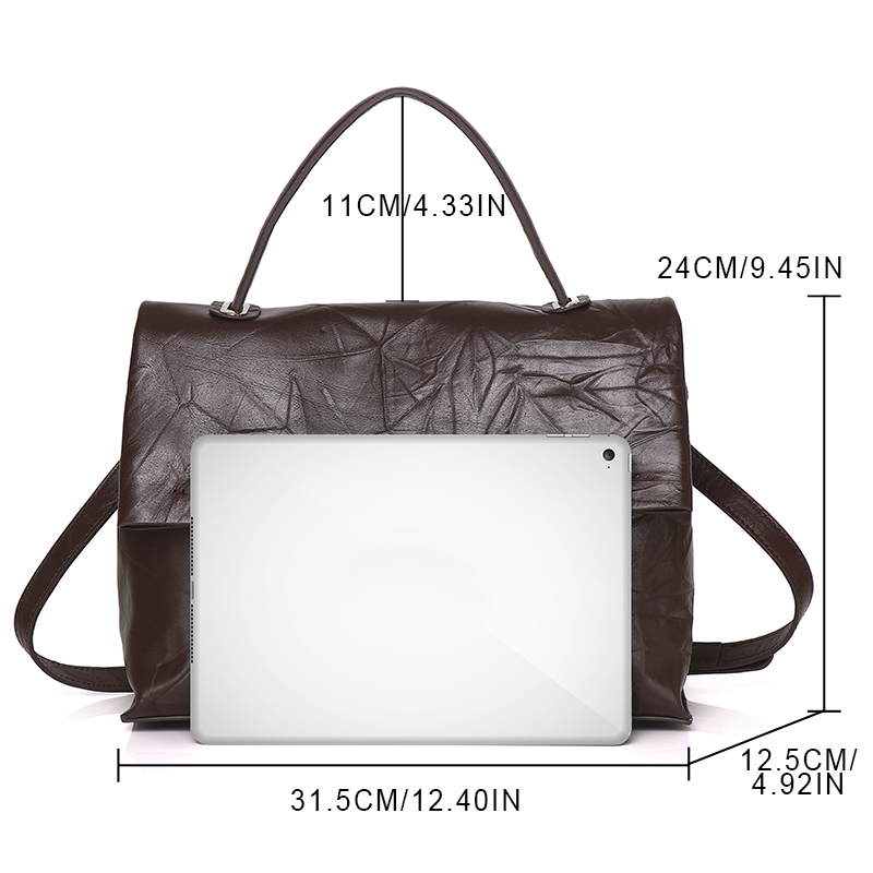 レディース トップグレインレザー クロスボディバッグ、通勤用 - Luxury Bags Gr のレビューと価格