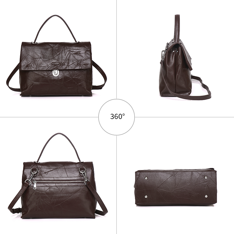 レディース トップグレインレザー クロスボディバッグ、通勤用 - Luxury Bags Gr のレビューと価格